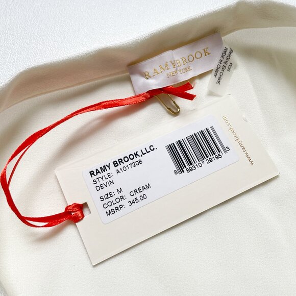 Ramy Brook Devin Top Cream Size Medium NEW NWT - Picture 5 of 8